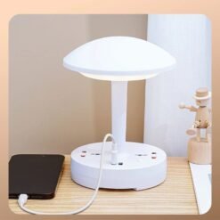 Alternative view of Multiprise Lampe de Bureau 2500W avec USB – Contrôle Intelligent & Éclairage Modulable CHAMPIGNON