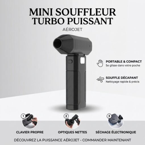 Mini Souffleur Rechargeable Brushless Haute Puissance