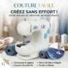 Mini Machine À Coudre Avec Lumière LED Et Bouton À 2 Vitesses YFSM-306