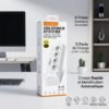 Multiprise 4P + 3USB + 2 TYPE-C 2500W Chargement Sans-Fil