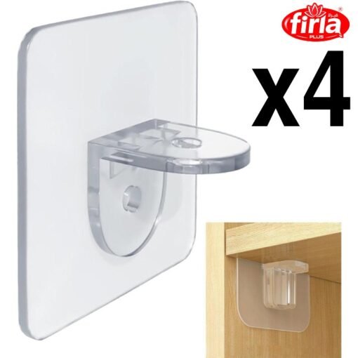 Equerres Support Etagère Adhésifs 4PCS FIRLA