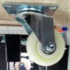 Roues pivotantes en acier Blanche GM