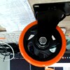 Roues pivotantes en acier Orange GM