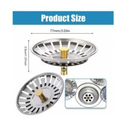 Siphons Filtres d'Evier en Inox 2PCS 25-72 – Image 4