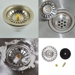 Alternative view of Siphons Filtres d'Evier en Inox 2PCS 25-72