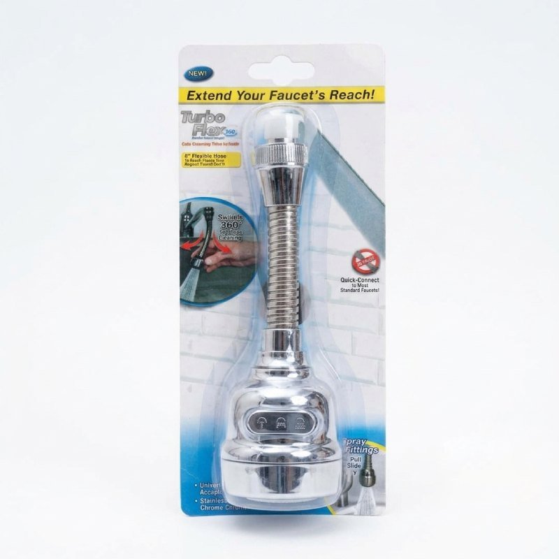 Brise Jet Chromé Flexible à Boutton 360° – Image 6