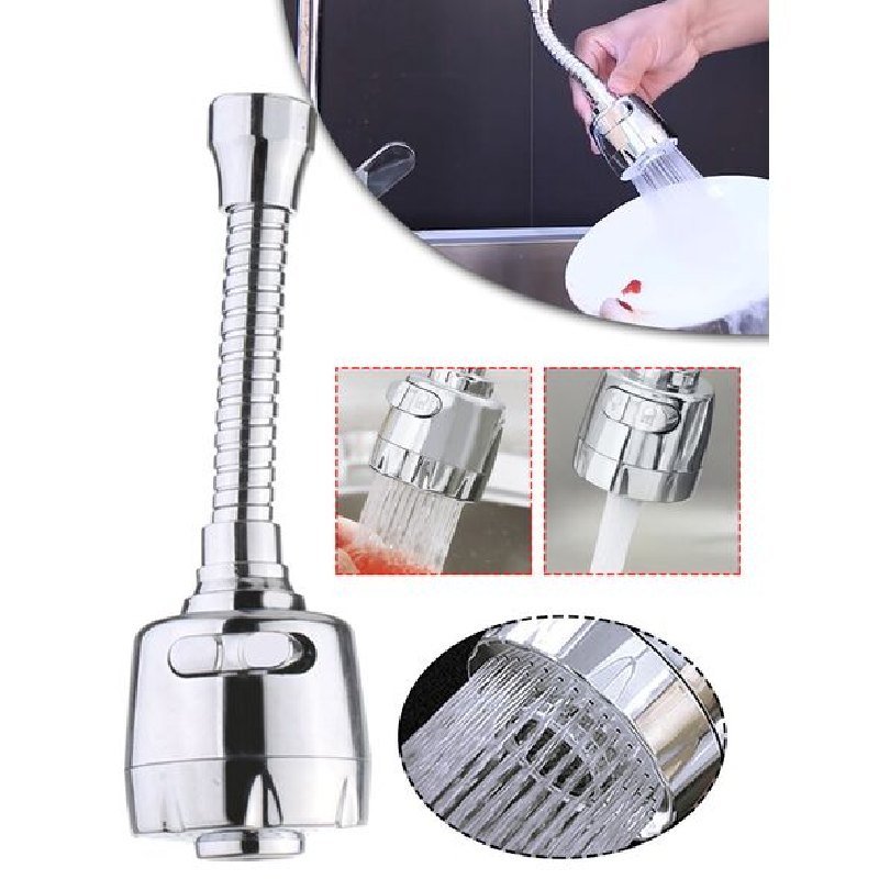 Brise Jet Chromé Flexible à Boutton 360° – Image 4