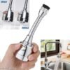 Brise Jet Chromé Flexible à Boutton 360°