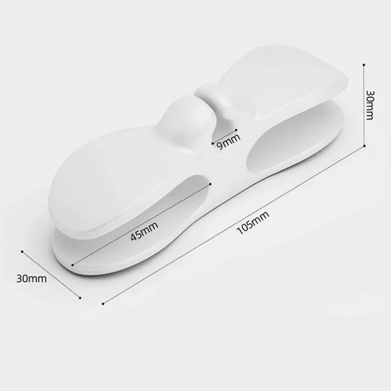 Support Attache Cable Blanc et Noir Adhésif 2PCS 25-69 – Image 5