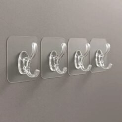 Crochet Adhésifs en Plastique 4PCS