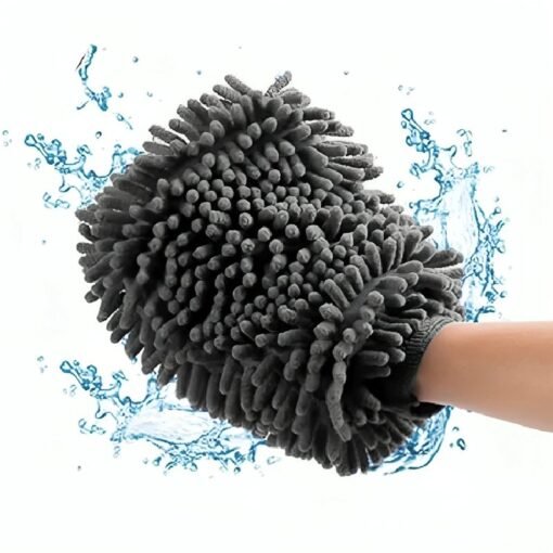 Gant Microfibre Multifonction Nettoyage et Lavage Voiture