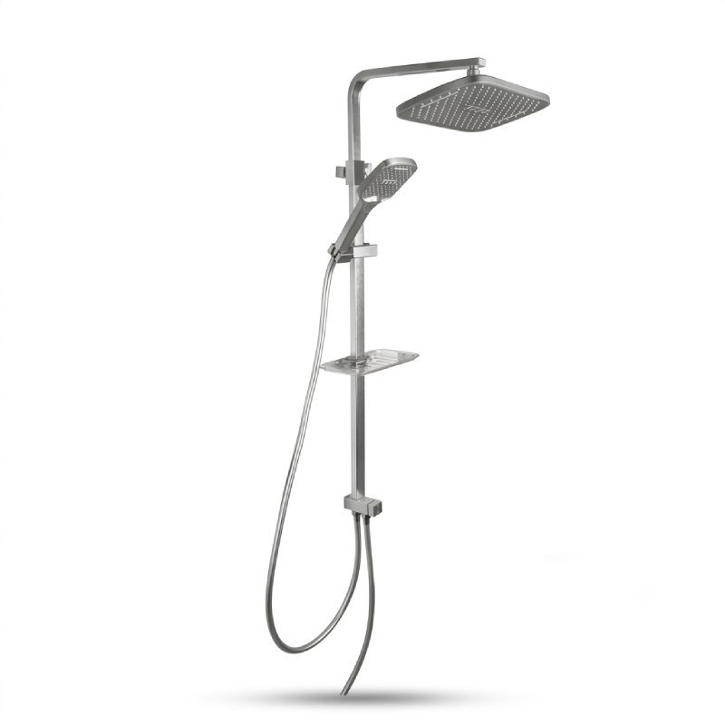 Kit Colonne de Douche en Aluminium Tube Carré 24452 – Image 2