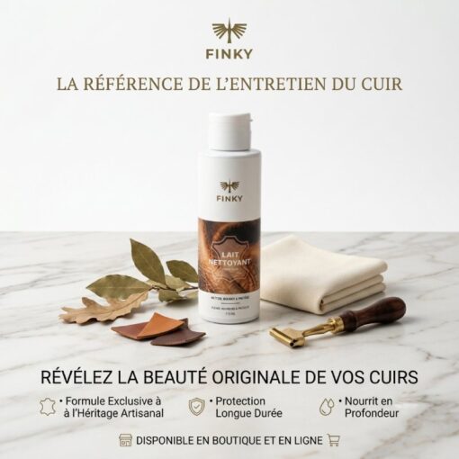 Lait Nettoyant Cuir 110ml FINKY