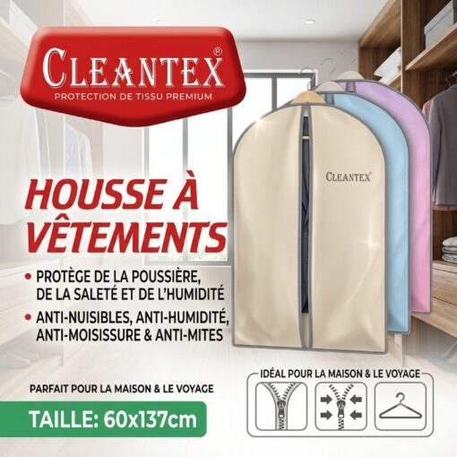 Housse Vêtements 60x137cm CLEANTEX
