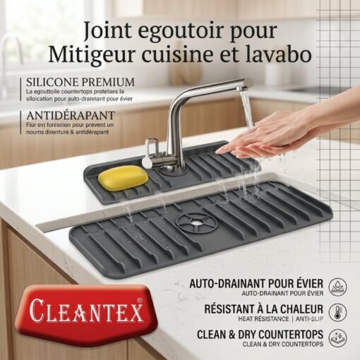 Joint Egouttoir Mitigeur Cuisine et Lavabo CLEANTEX