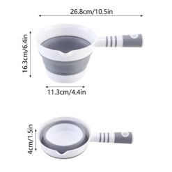 Tasse à Eau Pliante en Plastique et Silicone pour Cuisine et Salle de Bain – Image 6