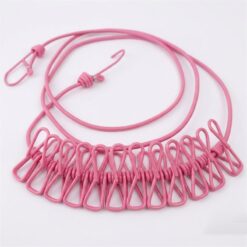 Corde à Linge Elastique avec 12 Pinces – Image 5