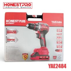 Kit d'Outils Multifonction 118 PCS avec Visseuse à Batterie Brushless 40Nm HONESTPRO YAE2484 – Image 4