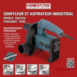 Aspirateur Souffleur 750W HONESTPRO YAE2430