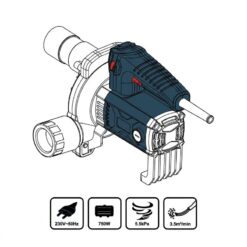 Aspirateur Souffleur 750W HONESTPRO YAE2430 – Image 3