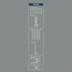 Perche Trépied pour Niveau Laser Télescopique 4.2M HONESTPRO YAM0162 – Image 3