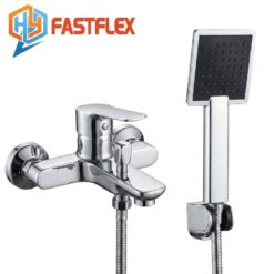 Alternative view of Kit Pommeau de Douche avec Mitigeur en Inox FASTFLEX FST031