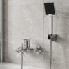 Kit Pommeau de Douche avec Mitigeur en Inox FASTFLEX FST031