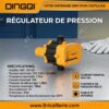 Pompe Régulatrice Accélératrice de Pression 10 Bar 1100W DINGNQI