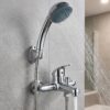 Mitigeur Salle de Bain Double avec Pommeau de Douche