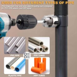 Outil de Filetage Externe et Interne de Tuyau Universel PPR 4" 308-7 – Image 4
