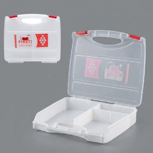 Boite à Pharmacie en Plastique 3 Compartiments FIRST AID