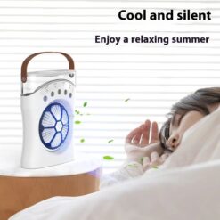 Ventilateur de Bureau Rechargeable avec Humidificateur YT-M2053 – Image 2