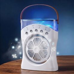 Ventilateur de Bureau Rechargeable avec Humidificateur YT-M2053 – Image 9