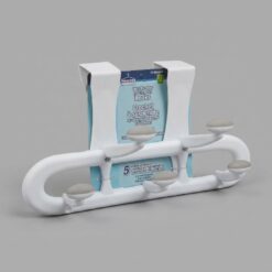 Porte Manteau Suspendu Derrière Porte 5 Têtes – Image 2