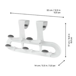 Porte Manteau Suspendu Derrière Porte 5 Têtes – Image 4