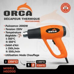 Décapeur Thermique 2000W ORCA