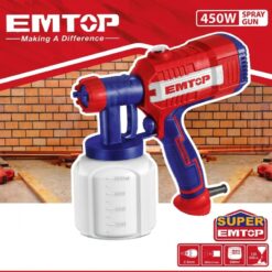 Pistolet à Peinture 450W 800 ML EMTOP