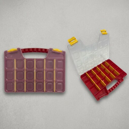 Caisse à Outils Pécheur 18 compartiments Amovibles en PVC