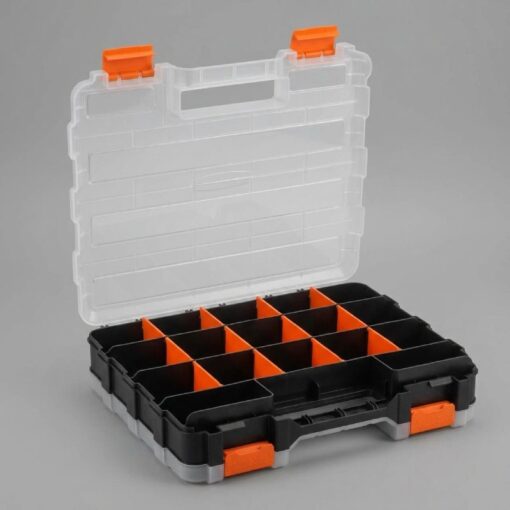 Caisse à Outils Pécheur Double Face 30 Compartiments Amovibles 1112-55