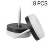 Punaises Patins de Meuble Glissants 23mm 8PCS