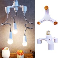 Adaptateur Douille Ampoules 4 Sorties E27 – Image 5