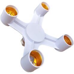 Adaptateur Douille Ampoules 4 Sorties E27