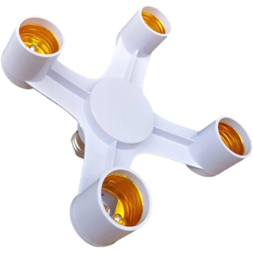 Adaptateur Douille Ampoules 4 Sorties E27