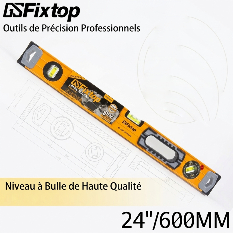 Niveau à Bulle Réglable 24" 60CM FIXTOP