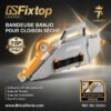 Bandeuse Banjo pour Cloison Sèche BA13 Placo Peinture FIXTOP
