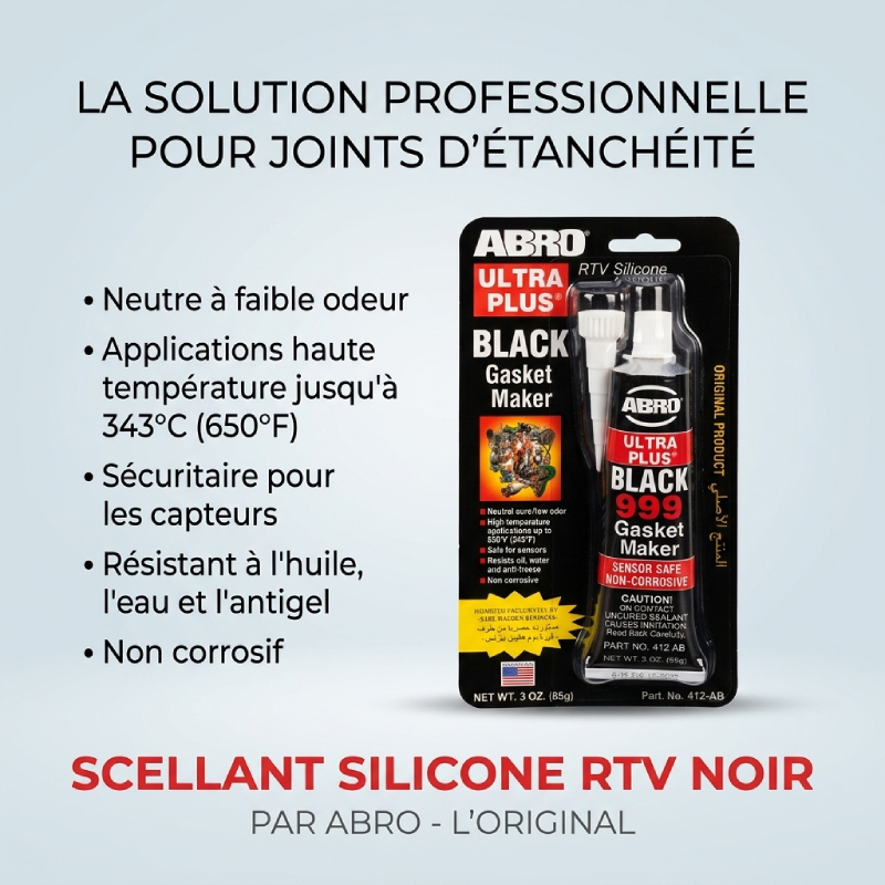 Colle à Joint ABRO Noir Ultra Plus 85 Gr