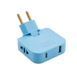Fiche Voleuse Pivotante 180° 2P+USB+TYP-C 2500W – Image 5
