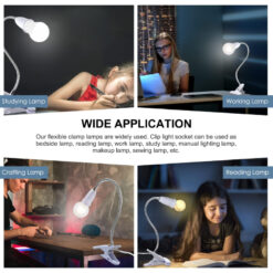 Douille Flexible E27 à Pince avec Interrupteur 360° – Image 3