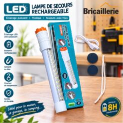 Lampe Torche Tube LED Rechargeable magnétique HT-858