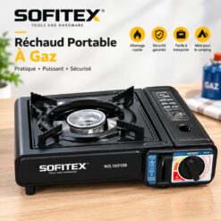 Réchaud à Gaz Portable SOFITEX 2,8 kW – Modèle 185108